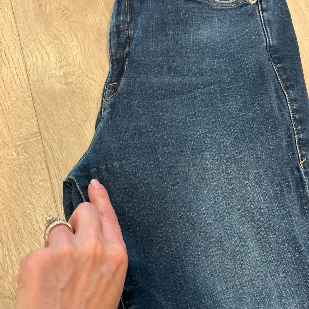 Good American High Rise Skinny Distressed Women Jeans Size 8 - Picture 7 of 7